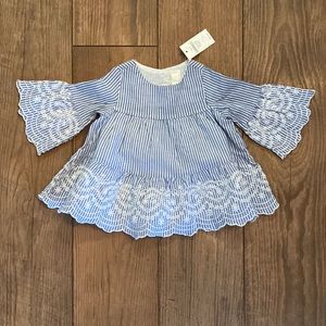 Baby Gap 0-3 Month striped dress NWT
